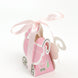 25 Pack | Pink Baby Paper Stroller Party Favor Gift Boxes, Cardstock Carriage