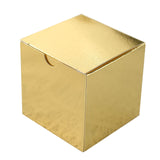 100 Pack | 3inch Easy DIY Gold Party Or Shower Favor Candy Gift Boxes#whtbkgd