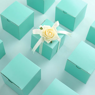 Turquoise Party/Shower Favor Candy Gift Boxes - Add Elegance to Your Event