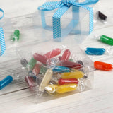 25 Pack | 4inch x 4inch x 2inch Clear Cake Cupcake Party Favor Gift Boxes, DIY