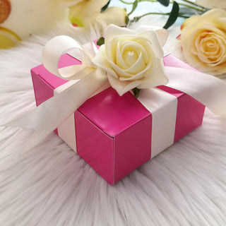 Fuchsia Cake Cupcake Party Favor Gift Boxes