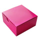 100 Pack | 4inch x 4inch x 2inch Fuchsia Cake Cupcake Party Favor Gift Boxes, DIY#whtbkgd