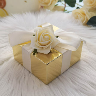Elegant Gold Cake Cupcake Party Favor Gift Boxes