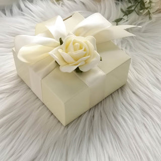 Elegant Ivory Cake Cupcake Party Favor Gift Boxes