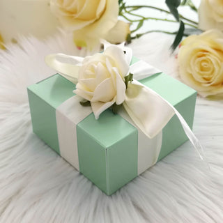 Sage Green Cake Cupcake Party Favor Gift Boxes