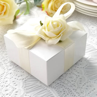 White Cake Party Favor Boxes - Perfect for Every Occasion