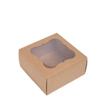 12 Pack | 6inch x6inch x3inch Natural Cardboard Bakery Cake Pie Or Cupcake Boxes#whtbkgd