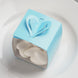 100 Pack | Light Blue DIY Wraps For Clear Party Favor Candy Gift Boxes