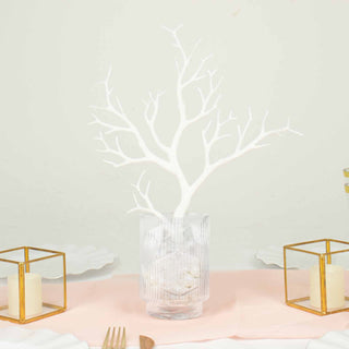 Add Elegance to Your Décor with 14" White Artificial Manzanita Tree Branches