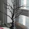 34inch Black Manzanita Centerpiece Tree + 8 Acrylic Bead Chains
