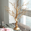 34Inch Metallic Gold Manzanita Centerpiece Tree + 8 Acrylic Bead Chains