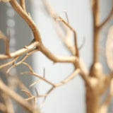 34Inch Metallic Gold Manzanita Centerpiece Tree + 8 Acrylic Bead Chains