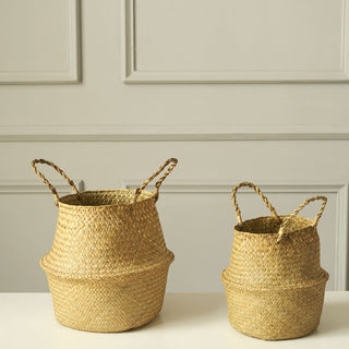 Versatile and Stylish Wicker Planter With Handles