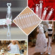 48 Pack | 4inches Heart Chemistry Tube Bubbles Bridal Wedding Shower Favor