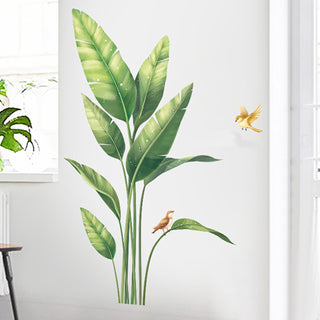 Transform Your Walls with the Bird of Paradise Tropical Plant Wall Decal