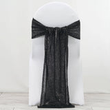 Chair Sashes, Sequin Fabric, Wedding Chair Decorations