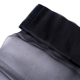 54inch x 10yard | Black Solid Sheer Chiffon Fabric Bolt, DIY Voile Drapery Fabric#whtbkgd