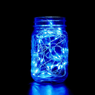 Elevate Your Decor with 90" Blue Starry Bright 20 LED String Lights