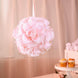 2 Pack | 7inch Blush/Rose Gold Artificial Rose Flower Ball, Silk Kissing Ball