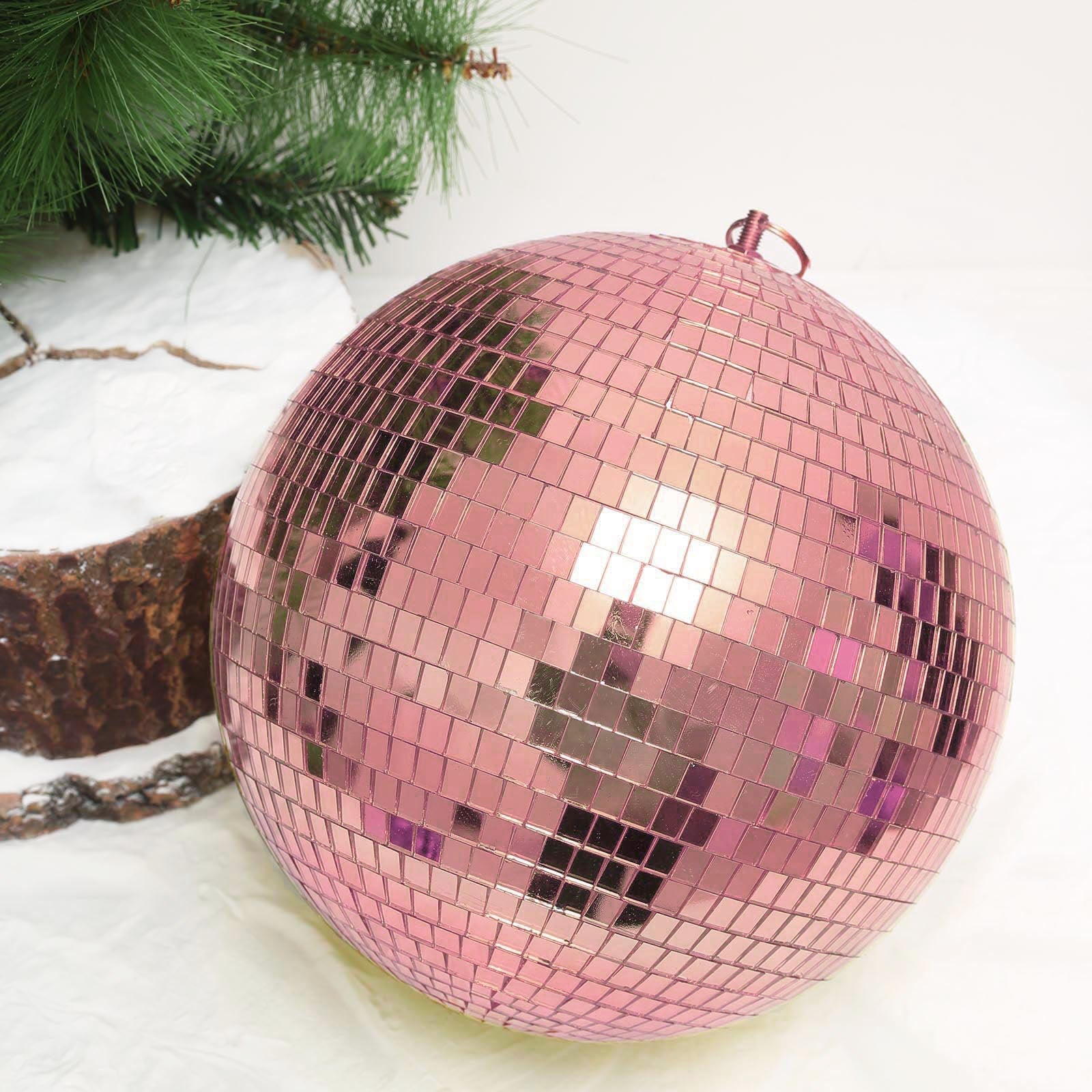 Rose Gold Disco Ball Ornament