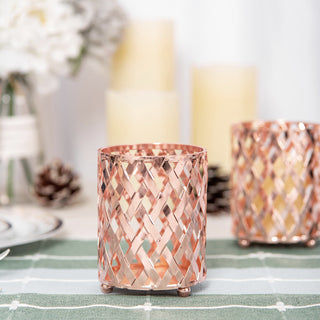 Add Elegance to Your Décor with Rose Gold Votive Candle Holders