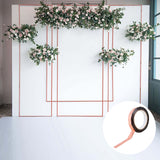 3/4inch Rose Gold Film Tape Adhesive, DIY Floral Wrap Craft Decor Tape - Polyester with Acrylic
