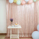 8ftx8ft Blush Sequin Event Background Drape, Photo Backdrop Curtain Panel