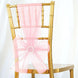 5 PCS | Blush | Rose Gold Sheer Organza Chair Sashes