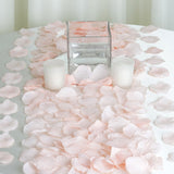 500 Pack Blush Silk Rose Petals: Add Elegance and Romance to Your Event Decor