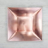 6 Pack | 12inch Blush/Rose Gold Square Rim Acrylic Charger Plates