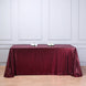 90x132inches Burgundy Premium Sequin Rectangle Tablecloth