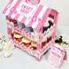 18Inch 2-Tier Sweet Shop Cardboard Cupcake Dessert Stand, Lollipop Holder, Disposable Candy Cart
