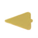 50 Pack | Mini Gold Triangle Cake Boards, Cardboard Cake Slice Bases - 2.8x 4.5inch#whtbkgd