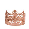 2inch Blush/Rose Gold Metal Princess Crown Cake Topper Wedding Cake Decor#whtbkgd