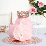 2inch Blush/Rose Gold Metal Princess Crown Cake Topper Wedding Cake Decor