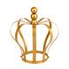 9inch Matte Gold Metal Royal Crown Cake Topper, Wedding Cake Decor#whtbkgd