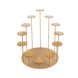 29inch Tall Gold Metal Grand Cake Stand, 12-Arm Tiered Dessert Display Holder#whtbkgd