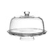12inch Clear Acrylic Cake Plate Stand & Dome Lid, Multipurpose Serving Dish#whtbkgd