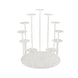 29inch Tall 12-Arm Tiered Clear Acrylic Cupcake Serving Rack#whtbkgd