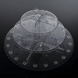 12inch Clear 3-Tier Round Reusable Plastic Cupcake Stand Cake Pop Holder