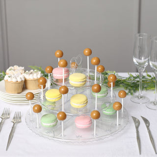 12" Clear Reusable Dessert Tower: A Must-Have for Every Event