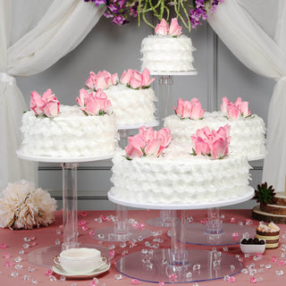 Make Your Special Occasions Even More Memorable with Clear Round Acrylic Cake Stand Plates