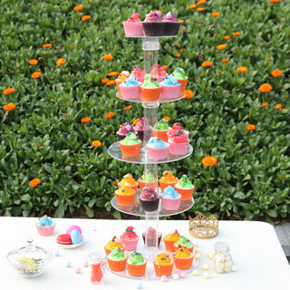Create an Elegant Dessert Display with the Clear Cupcake Stand