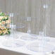 5-Tier Clear Acrylic Cake Stand Set, Cupcake Holder Dessert Pedestals