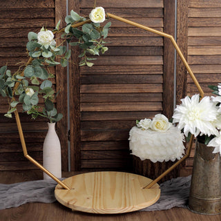 Versatile and Stylish Metal Floral Centerpieces Display
