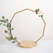 22inch Nonagon Wedding Arch Cake Stand, Metal Floral Centerpieces Display