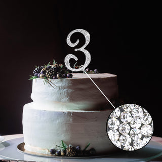 Personalize Your Cake with Glittering Rhinestone Cake Decor