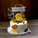LED Light Up Wreath Happy Birthday Banner Cake Topper, Blinking Cake Decoration