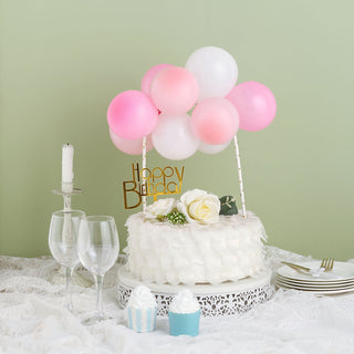 Create Memorable Wedding Decorations with Balloon Garland Cake Topper