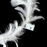 35inch L Real Ostrich Feather LED Light Up Cake Topper, Wedding Cake Decor#whtbkgd